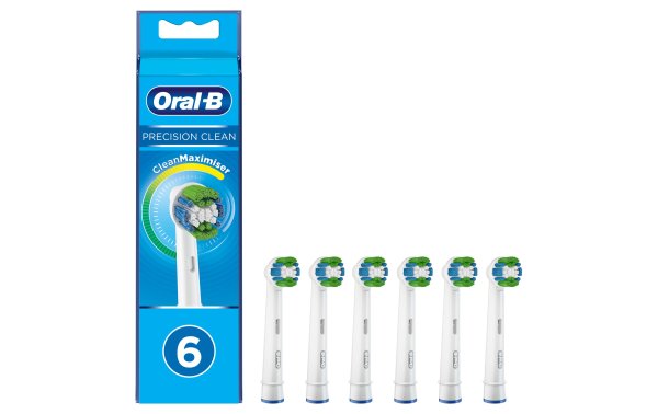 Oral-B Zahnbürstenkopf Precision Clean CleanMaximiser 6 Stück